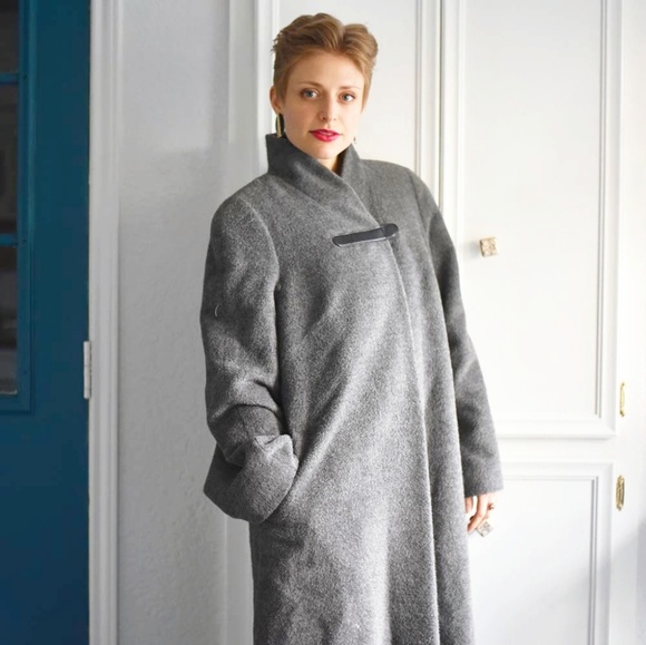 Marisa Minicucci Alpaca/Wool Floor Length Coat - Picture 1 of 5